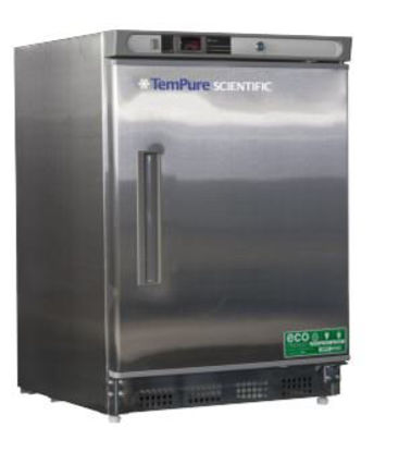 Picture of Undercounter Refrigerator Tempure Scientific™ Pharmaceutical 4.5 cu.ft. 1 Solid Door Automatic DefrostUCR-4.5-S-HC-SS