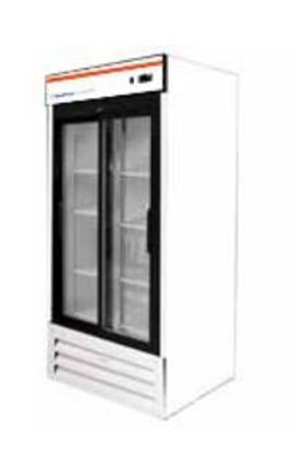 Picture of Refrigerator Tempure Scientific™ Pharmaceutical 35 cu.ft. 2 Glass Doors Automatic DefrostV-35-SG-TPE-NDL