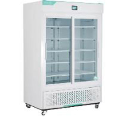 Picture of Upright Refrigerator Nor-Lake Scientific® White Diamond Series Laboratory Use 47 cu.ft. 2 Glass Doors Cycle DefrostNSWDR472WWG/0