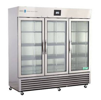 Picture of Upright Refrigerator ABS® Laboratory Use 72 cu.ft. 3 Glass Doors Cycle DefrostABT-HCPP-72G-TS