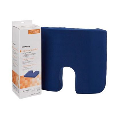 Picture of Coccyx Support Seat Cushion McKesson 18 W X 14 D X 3 H Inch Foam146-RTL1491COM