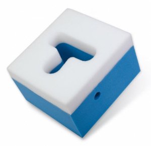 Picture of Slotted Head Positioner Procare® 8-1/4 W X 8-1/4 D X 4-1/8 H Inch Foam Freestanding79-90870