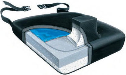 Picture of Pommel Seat Cushion Skil-Care™ 18 W X 16 D X 3-1/2 H Inch Foam / Gel758010