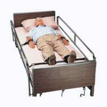Picture of Bed Wrist Restraint, Connected Set Twice-as-Tough™ Cuffs One Size Fits Most Hook and Loop Closure 1-Strap2794