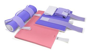 Picture of Trendelenburg Positioner Kit The Pink Pad® 20 W X 29 D X 1 H Inch Foam Hook and Loop Strap Fastening40581