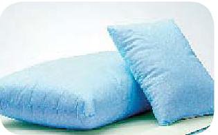 Picture of Bed Pillow Comfort Care™ Firm 13 X 17 Inch Blue Reusable51117