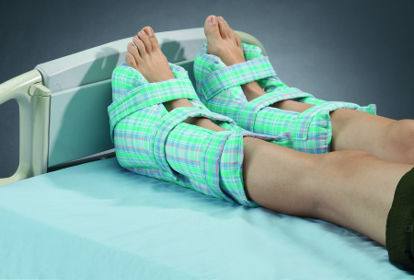 Picture of Heel / Ankle Long Boot Posey® One Size Fits Most Blue Plaid Pattern6113