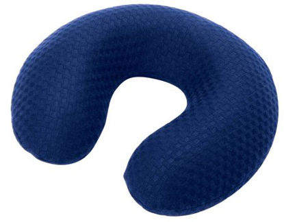 Picture of Crescent Neck Pillow Carex 11-1/2 X 11-1/3 X 3.2 Inch Blue ReusableFGP10800 0000