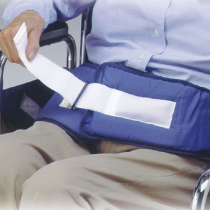 Picture of Resident-Release Wheelchair Safety Belt Skil-Care™ One Size Fits Most Hook and Loop Closure 2-Strap301250