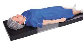 Picture of Toboggan Arm / Leg Guard AliMed® 15-3/4 W X 10-1/4 D X 5 H Inch Plastic Freestanding938258