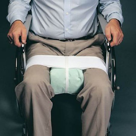 Picture of Hip Abduction Cushion 7 W X 8 D X 5 H Inch Bead-Filled Hook and Loop Strap Fastening8296