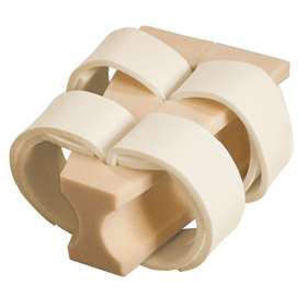 Picture of Hip Abduction Cushion AliMed® 13 W X 13 D X 6 H Inch Foam Hook and Loop Strap Fastening82845