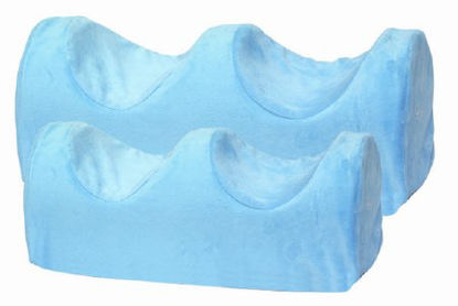 Picture of Leg Elevator with Scoop Cutouts Skil-Care™ 8 W X 17 D X 7 H Inch Foam Freestanding555040