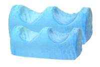 Picture of Leg Elevator with Scoop Cutouts Skil-Care™ 8 W X 20 D X 7 H Inch Foam Freestanding555041