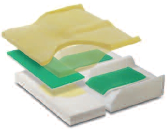 Picture of Bariatric Seat Cushion The Equalizer® 24 W X 18 D X 3-1/2 H Inch Foam / GelBEQ2418