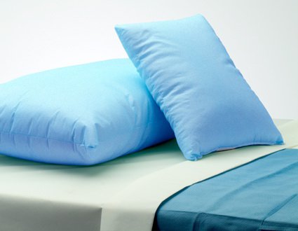 Picture of Bed Pillow Comfort Care™ Soft 19 X 25 Inch Blue Reusable51120