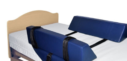 Picture of Roll-Control Bed Bolster NYOrtho 34 W X 8 D X 7 H Inch Foam Hook and Loop Strap Fastening9912