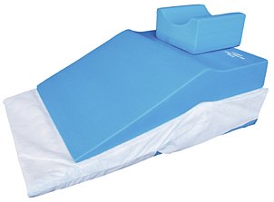 Picture of Positioning Wedge and Head Cradle Troop Elevation Pillow Blue Reusable1091006