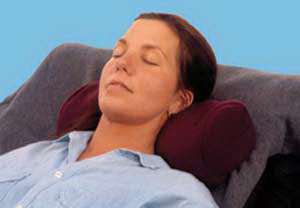 Picture of Cervical Positioning Roll 14 D X 6 OD Inch Buckwheat-Filled FreestandingMJ1640