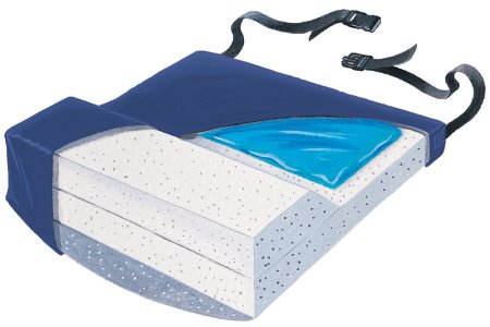 Picture of Anti-Thrust Seat Cushion Skil-Care™ 16 W X 16 D Inch Foam / Gel757108