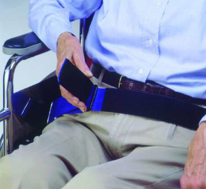 Picture of Wheelchair Safety Belt Resident Release Hook and Loop / D-Ring Closure701031