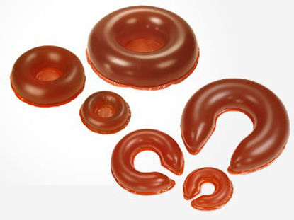 Picture of Head Positioning Donut Orange Aid® 8 W X 3 D X 1-3/4 H Inch Gel Freestanding10203