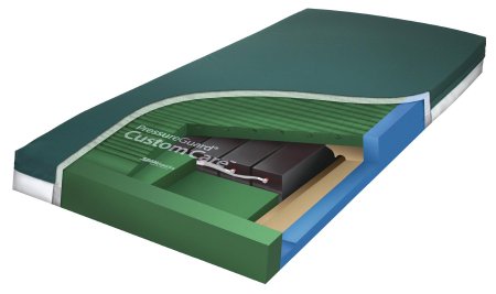 Picture of Bed Mattress PressureGuard® Custom Care® Non-Powered Pressure Redistribution Type 36 X 84 X 7 InchNP843629