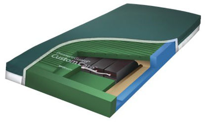 Picture of Bed Mattress PressureGuard® Custom Care® Non-Powered Pressure Redistribution Type 36 X 84 X 7 InchNP843629