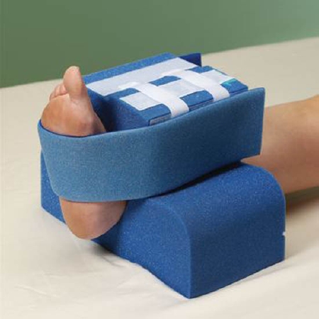 Picture of Foot / Heel Elevator Rolyan® 12 W X 6 D X 8-1/2 H Inch Foam Hook and Loop Strap Fastening7983