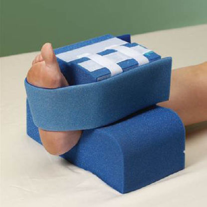Picture of Foot / Heel Elevator Rolyan® 12 W X 6 D X 8-1/2 H Inch Foam Hook and Loop Strap Fastening7983