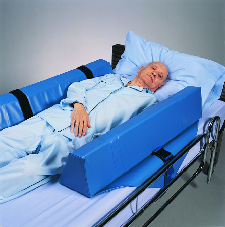 Picture of Roll-Control Bed Bolster 34 W X 8 D X 7 H Inch Foam Hook and Loop Strap Fastening556012