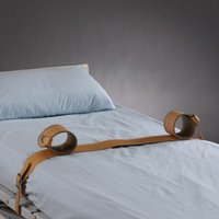 Picture of Locking Wrist Restraint, Connected Set One Size Fits Most Metal Post Buckle 1-Strap2212