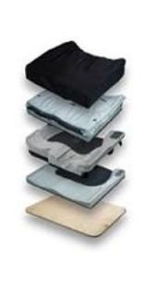 Picture of Seat Cushion JAY® J2™ Deep Contour 20 W X 18 D X 4 H Inch Foam / Fluid2408