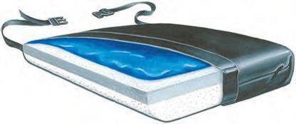 Picture of Seat Cushion Thin-Line Ultra 18 W X 16 D X 2-1/2 H Inch Foam / Gel754340