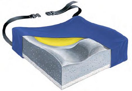 Picture of Seat Cushion Skil-Care™ 18 W X 16 D X 3 H Inch Foam751615