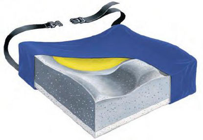 Picture of Seat Cushion Skil-Care™ 18 W X 16 D X 3 H Inch Foam751615