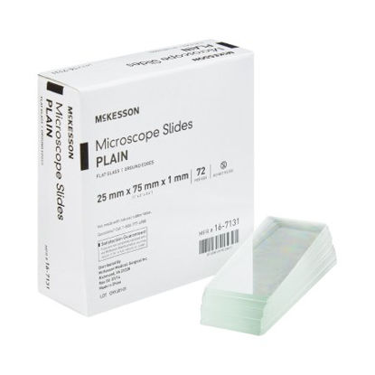 Picture of Microscope Slide McKesson 1 X 3 Inch X 1 mm Plain16-7131