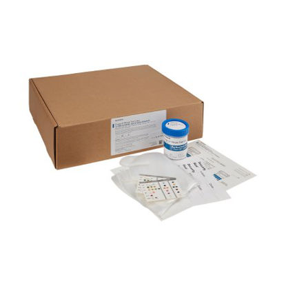 Picture of Drugs of Abuse Test McKesson 12-Drug Panel with Adulterants AMP, BAR, BUP, BZO, COC, mAMP/MET, MDMA, MOP300, MTD, OXY, PCP, THC (OX, pH, SG) Urine Sample 25 Tests16-6125A3