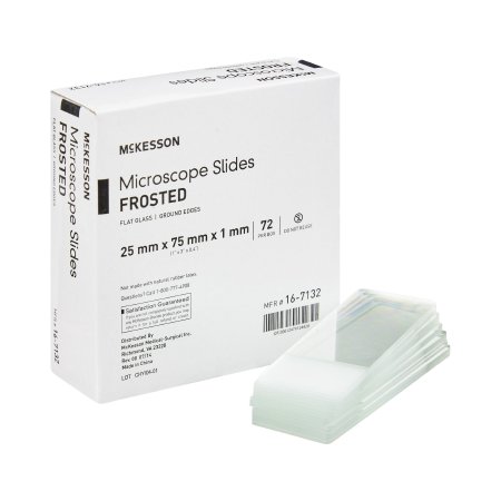 Picture of Microscope Slide McKesson 1 X 3 Inch X 1 mm Frosted End16-7132