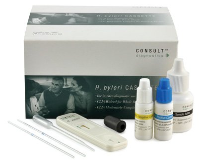 Picture of Rapid Test Kit McKesson Consult™ Infectious Disease Immunoassay H. Pylori Whole Blood / Serum / Plasma Sample 10 Tests5007