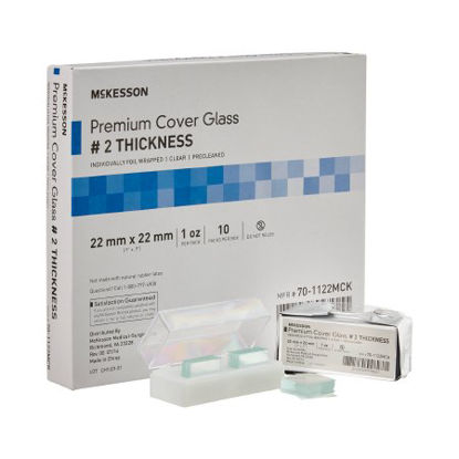 Picture of Cover Glass McKesson Square No. 2 Thickness 22 X 22 mm70-1122MCK