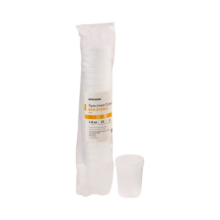 Picture of Specimen Container McKesson Polypropylene 120 mL (4 oz.) Without Closure NonSterile561
