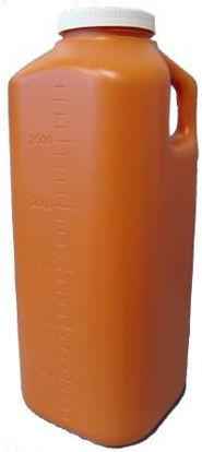 Picture of 24 Hour Urine Specimen Collection Container McKesson Polypropylene 3,000 mL (101 oz.) Screw Cap Unprinted NonSterile16-9528