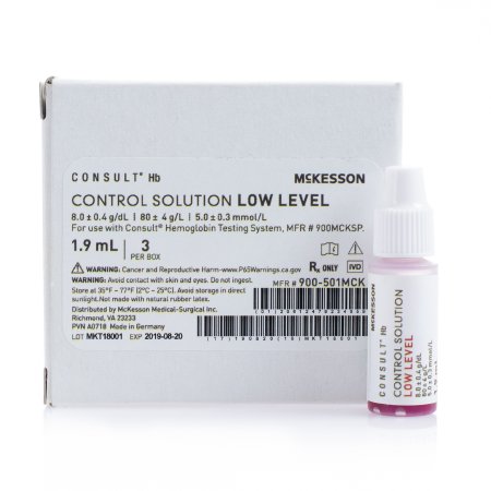 Picture of Control Consult™ Hb Hemoglobin Low Level 3 X 1.9 mL900-501MCK