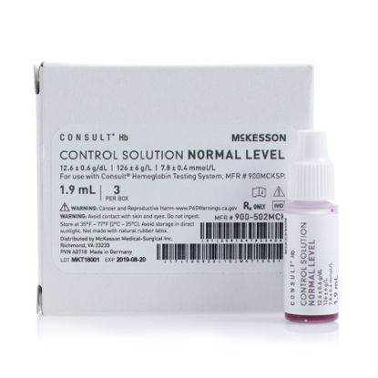 Picture of Control Consult™ Hb Hemoglobin Normal Level 3 X 1.9 mL900-502MCK