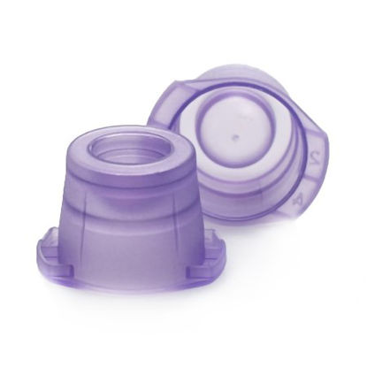 Picture of McKesson Tube Closure Polyethylene Snap Cap Lavender 12 mm / 13 mm / 16 mm (Universal) Fits Most 12mm, 13mm and 16mm Evacuated Glass Blood Collection Tubes and Plastic Test Tubes NonSterile177-118115L
