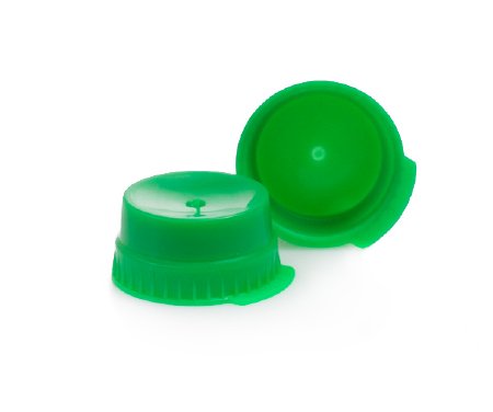 Picture of McKesson Tube Closure Polyethylene Snap Cap Green 16 mm For Use with 16 mm Blood Drawing Tubes, Glass Test Tubes, Plastic Culture Tubes NonSterile177-113148G