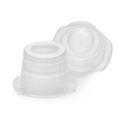 Picture of McKesson Tube Closure Polyethylene Snap Cap Natural 12 mm / 13 mm / 16 mm (Universal) Fits Most 12mm, 13mm and 16mm Evacuated Glass Blood Collection Tubes and Plastic Test Tubes NonSterile177-118115C