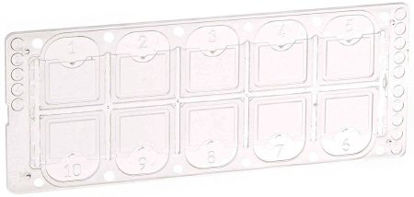 Picture of Microscope Precision Cell Slide McKesson 10-Chamber Plain177-3805