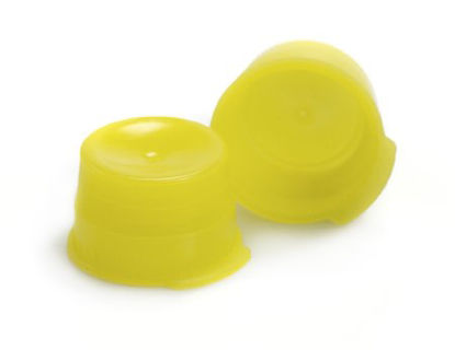 Picture of McKesson Tube Closure Polyethylene Snap Cap Yellow 13 mm For Use with 13 mm Blood Drawing Tubes, Glass Test Tubes, Plastic Culture Tubes NonSterile177-113146Y